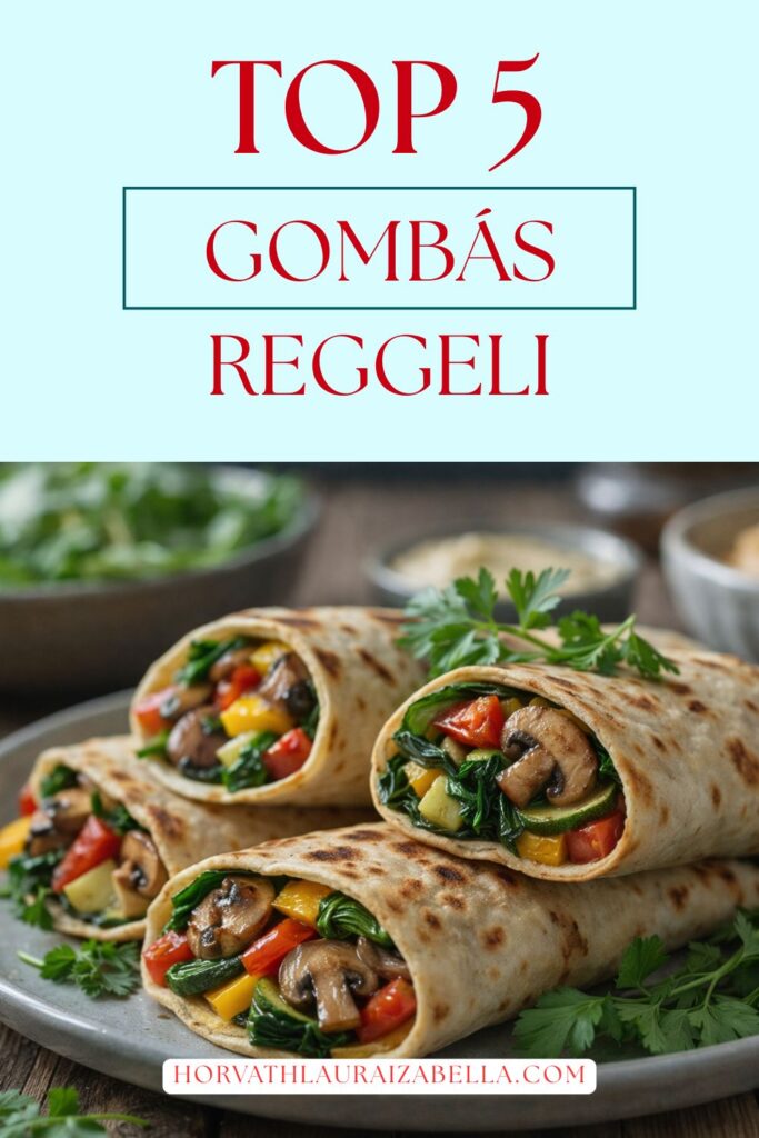 Top 5 gombás reggeli – Pinterest kép
