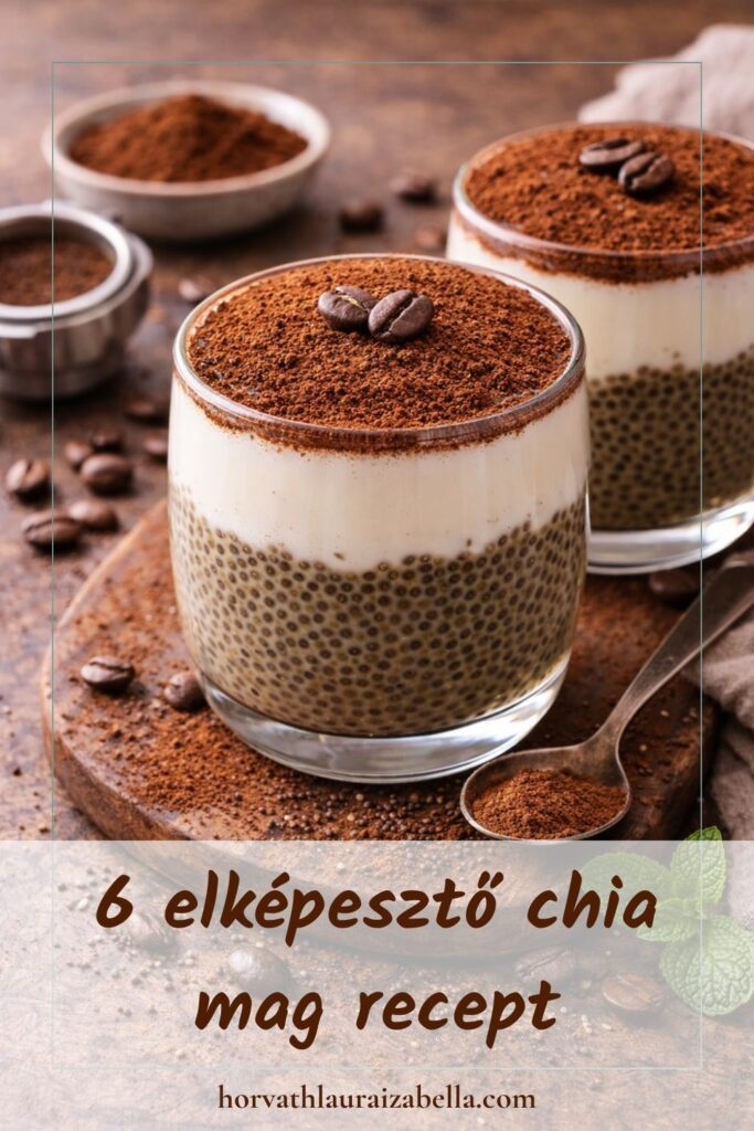 6 elképesztő chiamag recept Pinterest grafika