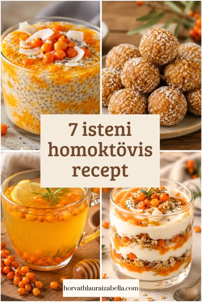 7 isteni homoktövis recept