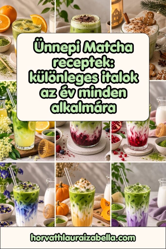 Ünnepi Matcha receptek: különleges italok az év minden alkalmára